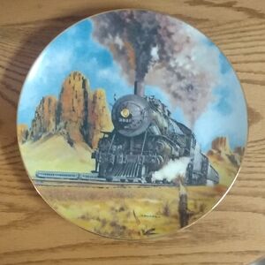 Santa Fe From The Original Oil By Jim Deneen First Issue In The Great Trains Ser